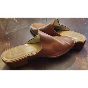 S24 Stylish Soludos Brown Leather Mules